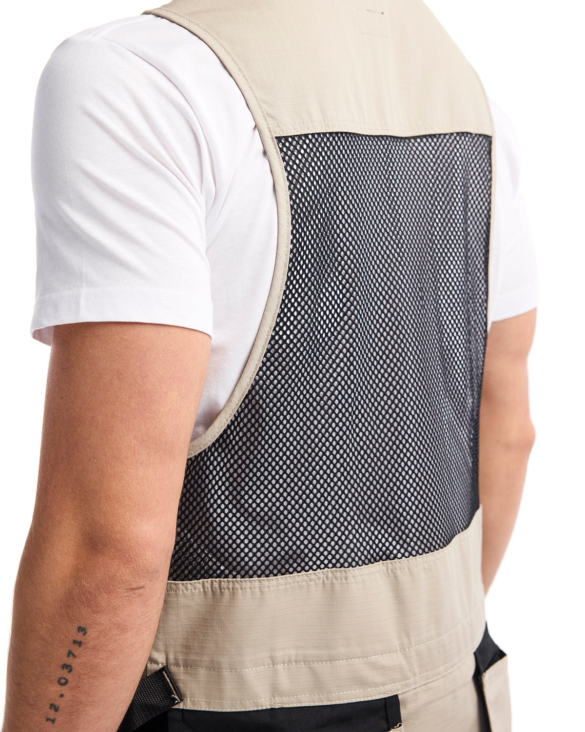 Ripstop Kangaroo Utility Vest - Stone