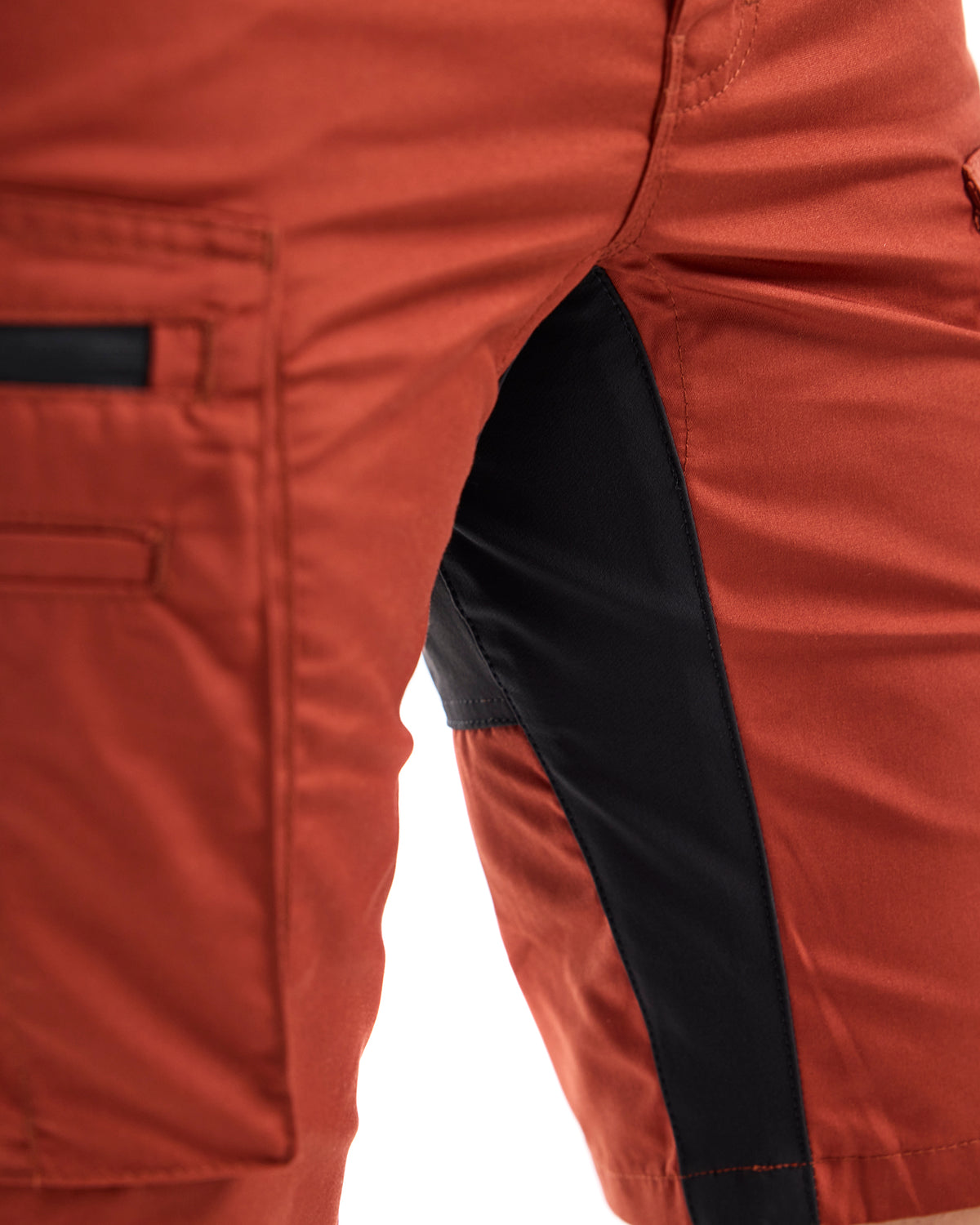 Women's Stratus Lite Stretch Shorts - Burned Red / Black