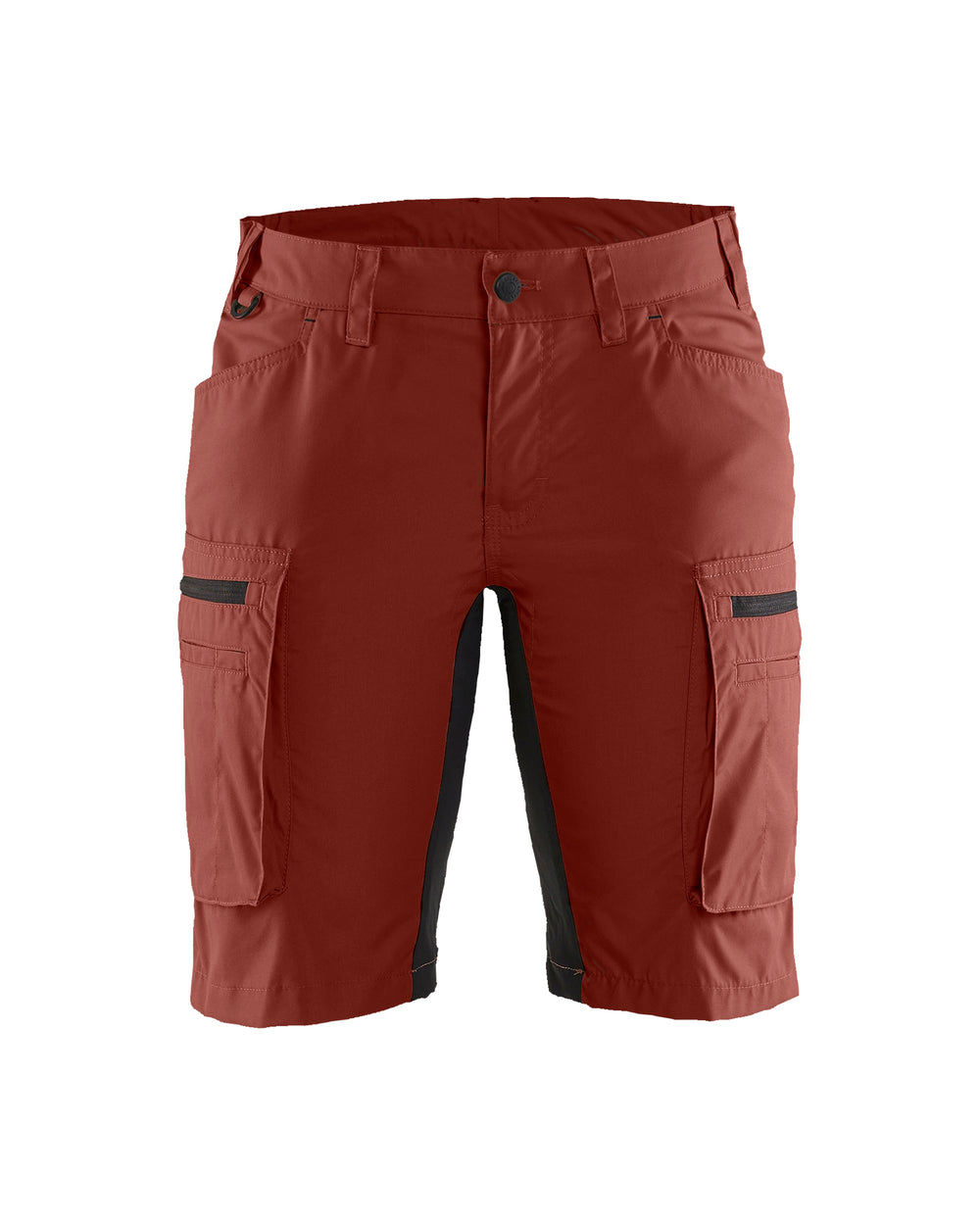 Women's Stratus Lite Stretch Shorts - Burned Red/Black