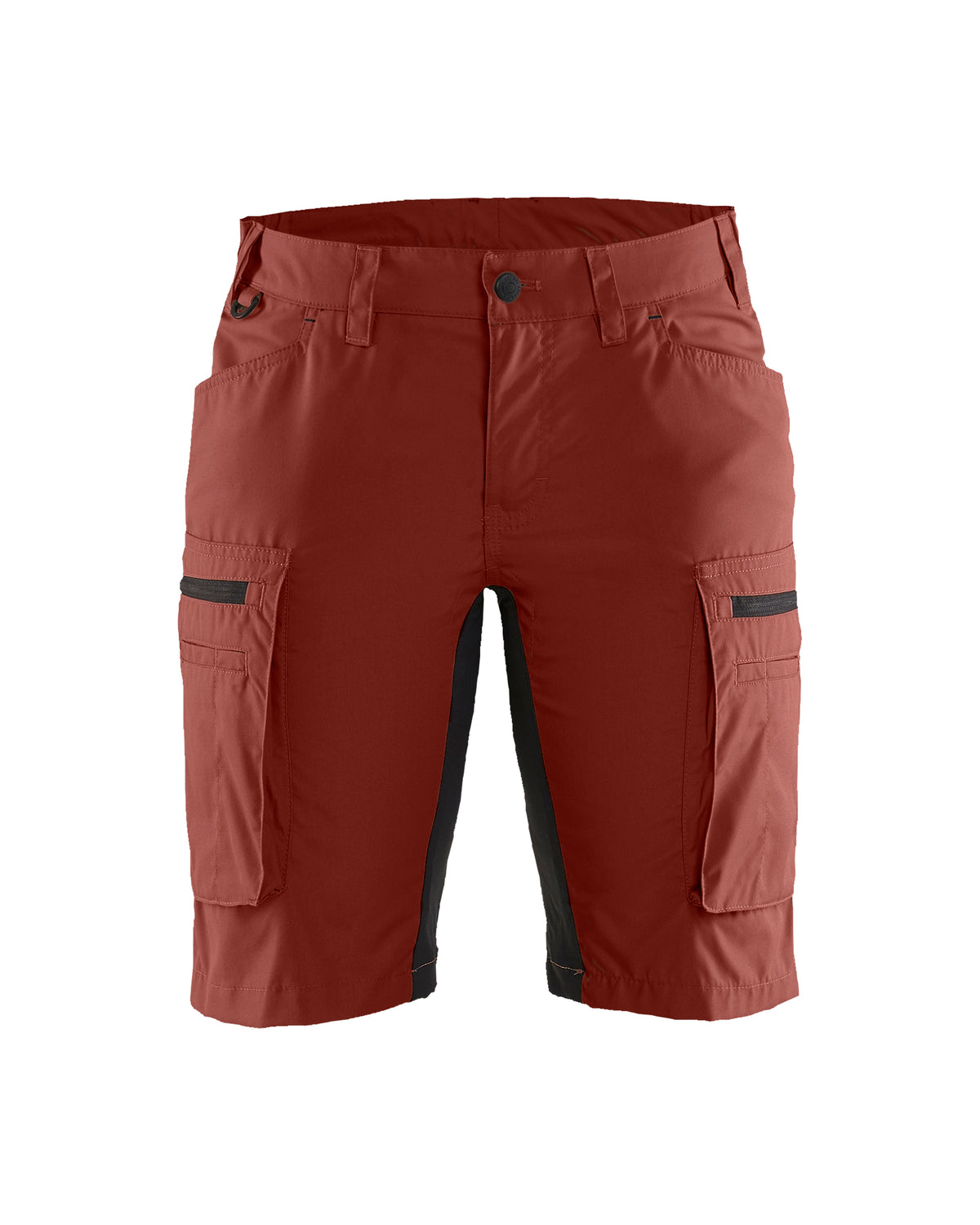 Women's Stratus Lite Stretch Shorts - Burned Red/Black