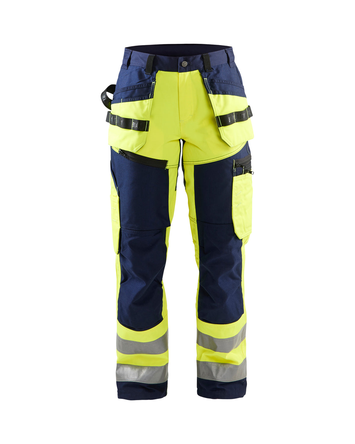 Women's Hi-Vis Max Pants - Hi-Vis Yellow / Navy Blue