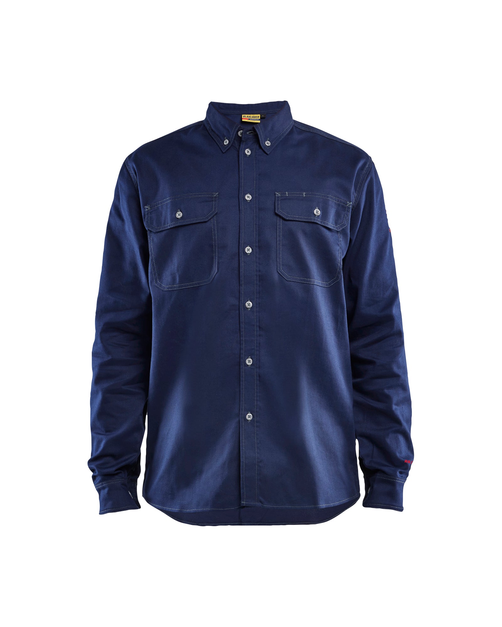 Flame Resistant Button-Up Shirt - Navy blue