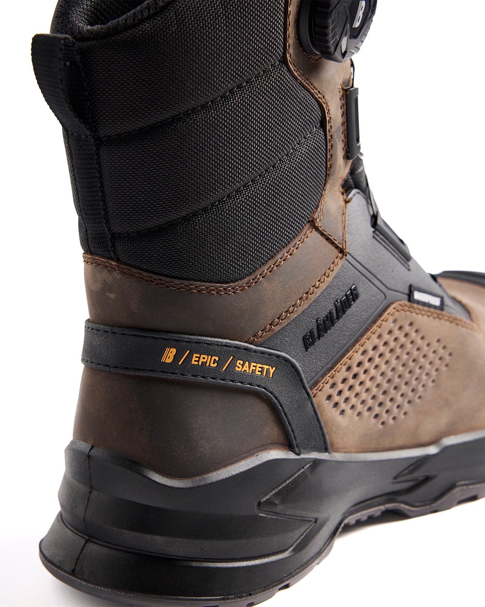 Epic 8" Freelock Safety Boot - Brown/Black