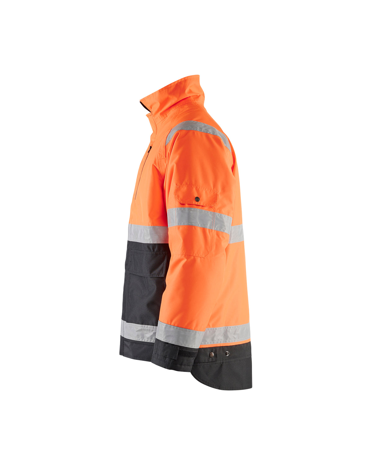 Hi-Vis Winter Bomber Jacket - Hi-Vis Orange / Black