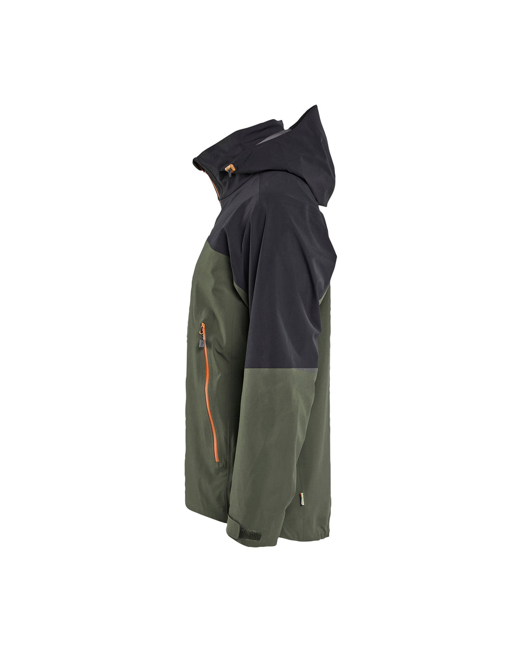 Cascade 3 Layer Shell Jacket - Forest Green/Rust
