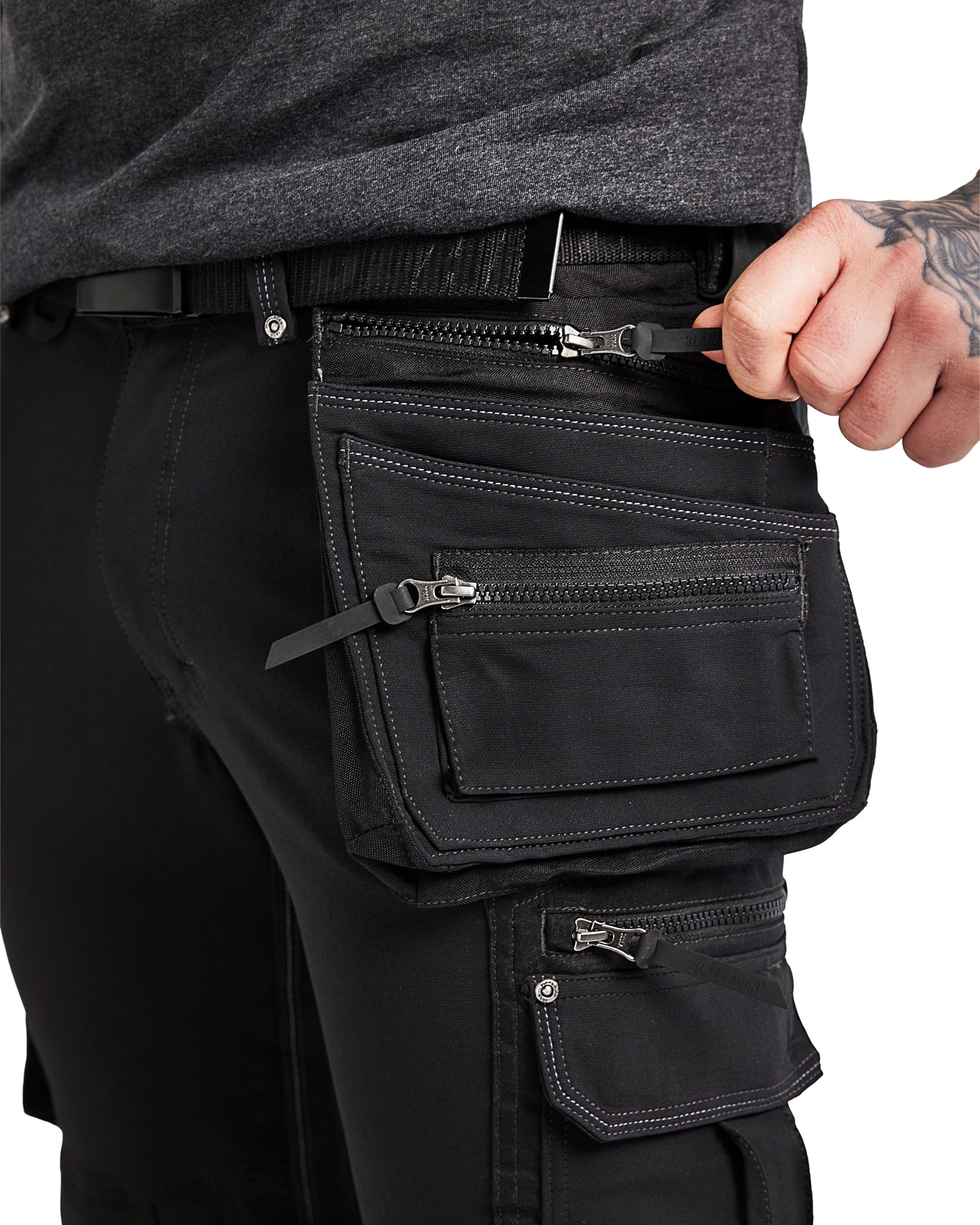 Craftsman trousers 4-way stretch X1900 - Black