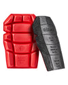 Wide Reinforced Kneepads - Black/Red