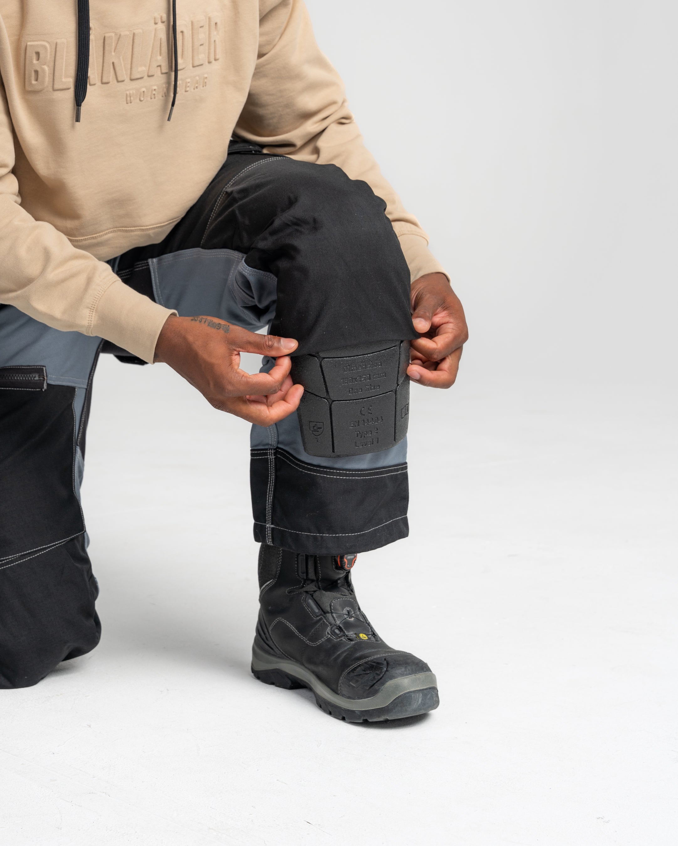 X1600 WORK PANTS - Grey/Black