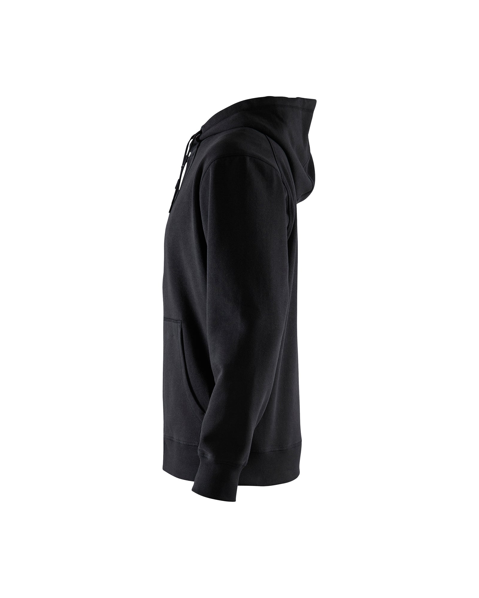 Hooded Zip-up Sweatshirt - Black