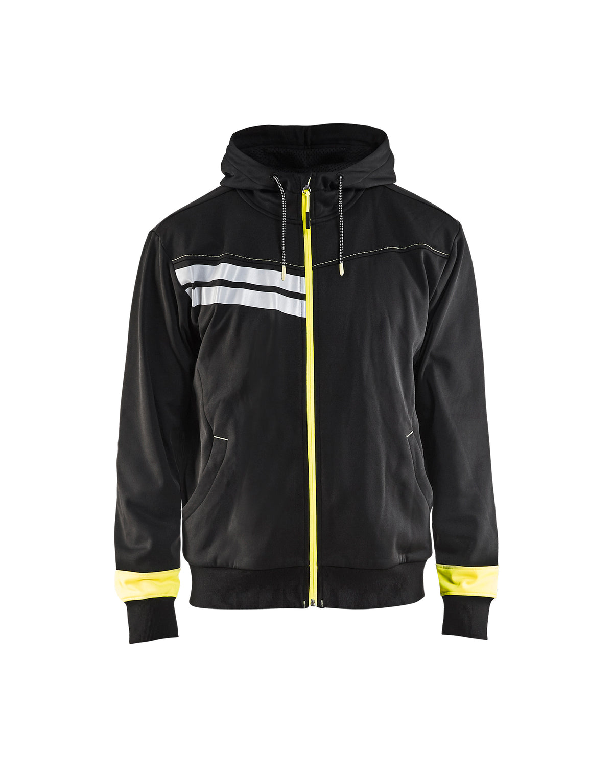 Visibility Zip Sweatshirt - Black/Yellow Hi-viz